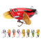 Amlucas 6cm/12.6g 8Colors ABS Fishing Lure Treble Hook Topwater Fishing Bait