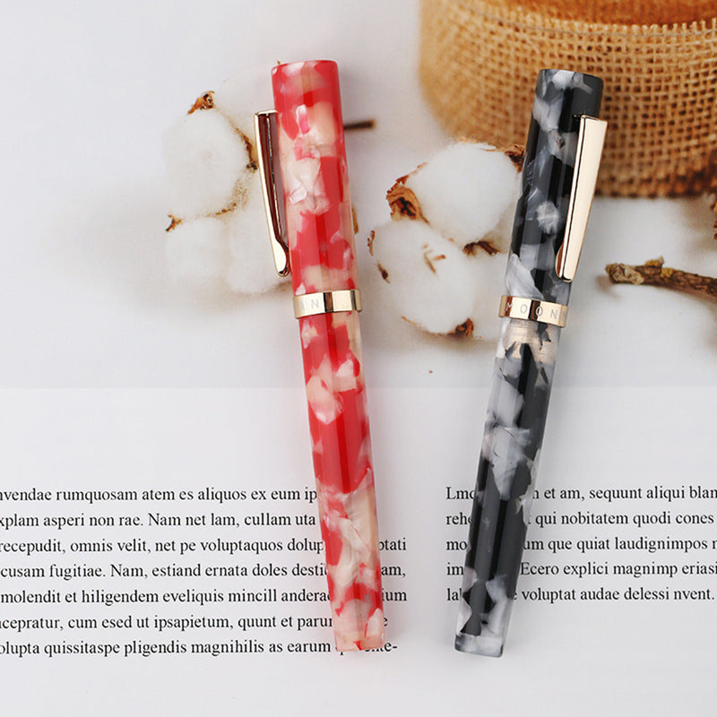 Moonman N2 Short Office Stationery Vacuum Filling Mini Fine Nib Fountain Pen Practise Device Smooth Home Study Supplies Non-Slip