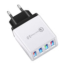 Bakeey 3.1A 4USB LED Light Fast Charging USB Charger Adapter For iPhone 8Plus XS 11Pro Huawei P30 Pro Mate 30 Oneplus 7