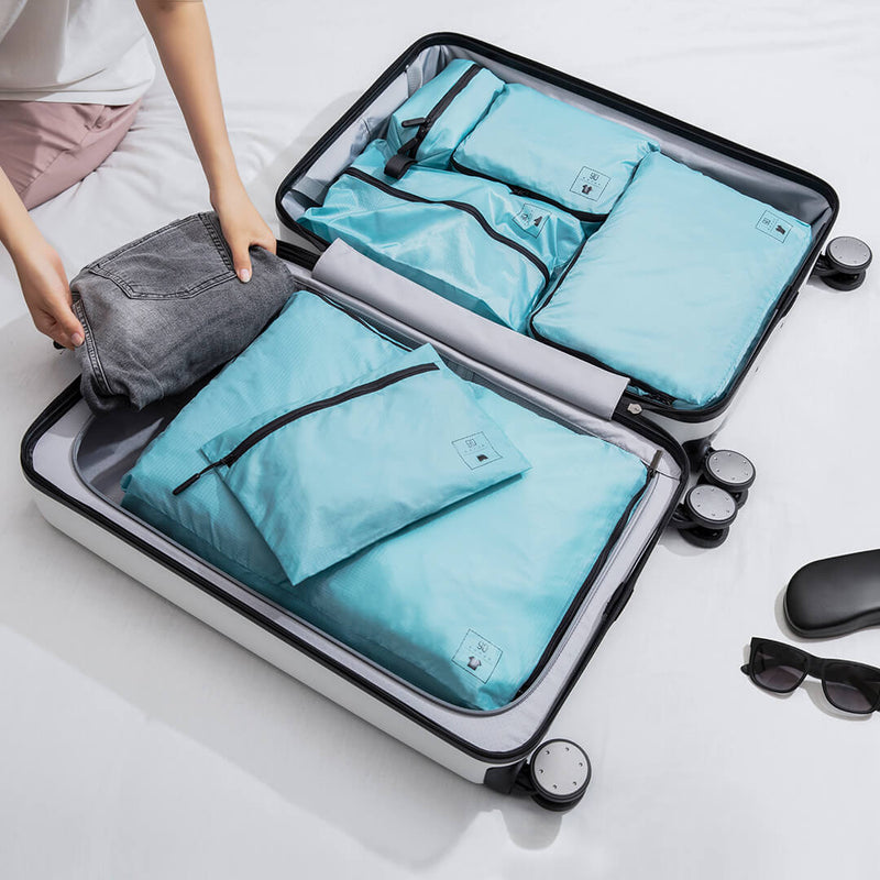 6Pcs/Set Waterproof Nylon Collecting Bags Buggy Bag Clothes Storage Shoes Makeup Toiletry Organizer w/ Built-in Pocket Bags Zipper from Xiaomi Youpin