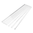 10Pcs 300x7x1mm Length 300mm OD 7mm 1mm Thick Wall Borosilicate Glass Blowing Tube Lab Factory School Home Tubes