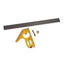DANIU 12 Inch 300mm Adjustable Combination Square Angle Ruler 45/90 Degree With Bubble Level