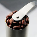 Silver Coffee Grinder Mini Stainless Steel Manual Handmade Coffee Bean Burr Grinders Kitchen Tool