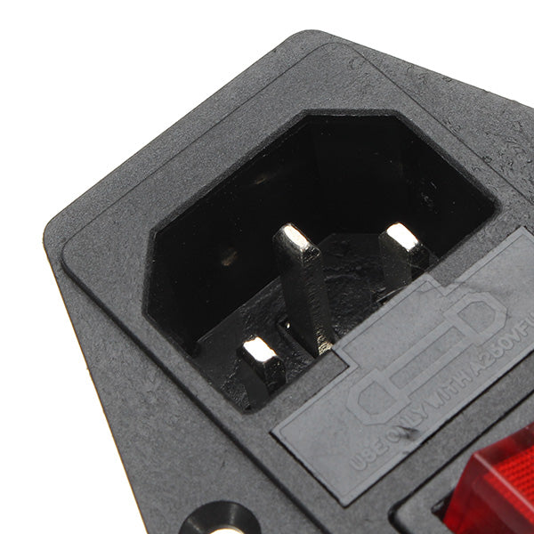 10PCS 220V/110V 5A Power Outlet Socket With Switch And 6A Fuse For 3D Printer