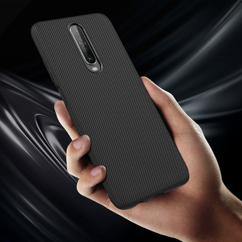 Bakeey Carbon Fiber Texture Slim Soft TPU Shockproof Protective Case for Xiaomi Redmi K30 / Xiaomi Redmi K30 5G