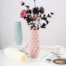Nordic Style Flower Vase Origami Plastic Mini Bottle Imitation Ceramic Pot Decorations