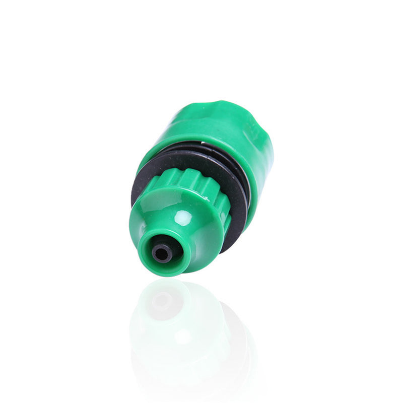 10Pcs Garden Water Quick Coupling 1/4 Inch Hose Quick Connectors Garden Irrigation Pipe Connectors Homebrew PVC Watering Tubing Fitting