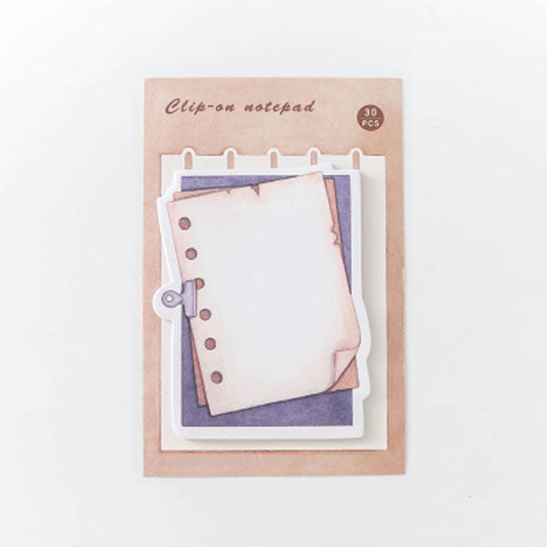 Japanese Stationery Creative Stick Notes Retro Notebook Message Post 10 Pcs