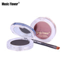 Music Flower Eyeliner Eyebrow Powder Makeup Set Kit Waterproof Long Lasting