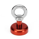 Effetool 25mm 22kg Neodymium Recovery Magnet Metal Detector Circular Eyebolt Magnet Red/Yellow/Blue