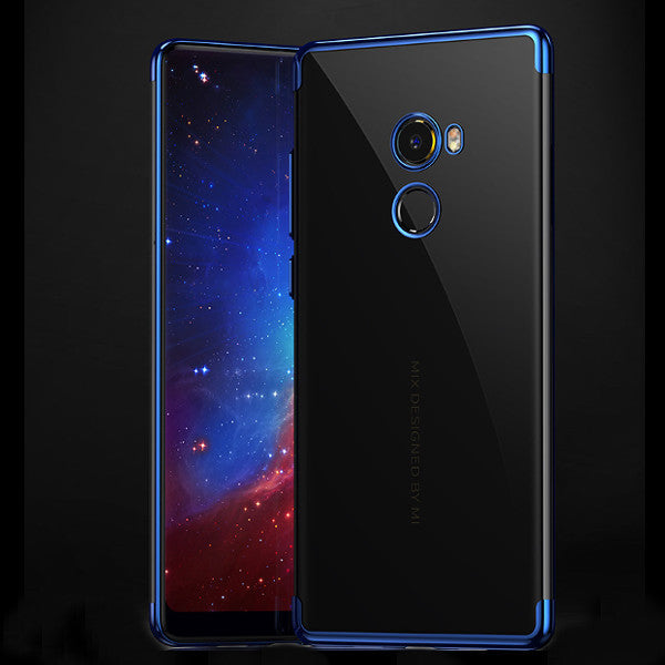 Bakeey Luxury Ultra-Thin Plating Soft TPU Protective Back Cover Case For Xiaomi Mi MIX 2
