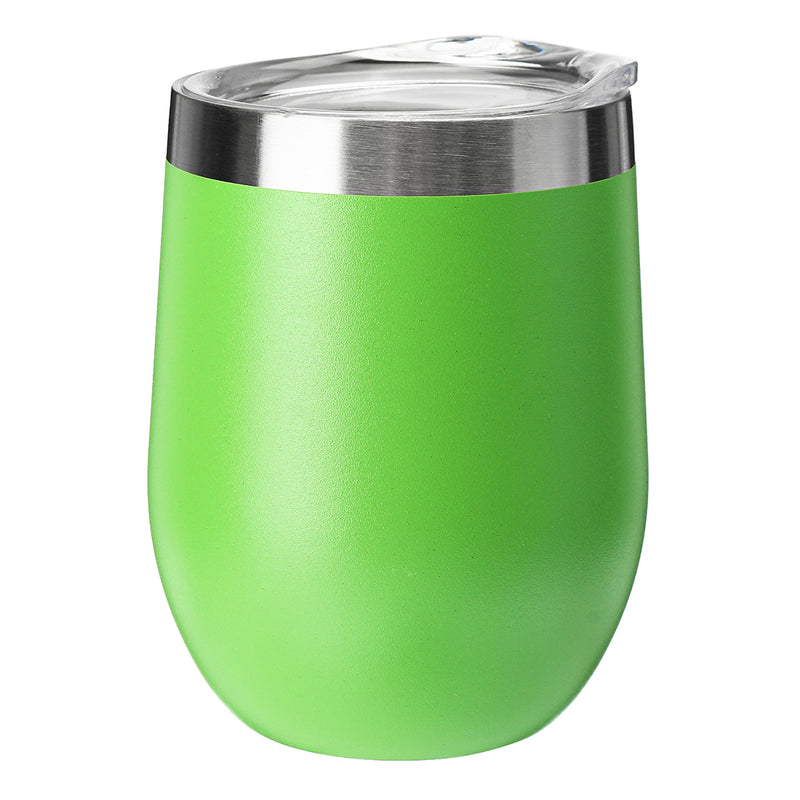 360ML Egg Vacuum Cup Cocktail W-ine Glass 12oz Stainless Steel Insulated Tumbler