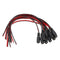 10Pcs Male Female DC Power Socket Jack Plug Wire Connector Cable CCTV DC 5.5 x 2.1mm 0.6mm 28cm Pure Copper Core