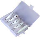 ZANLURE 5pcs/set Mixed Luminous VIB Popper Crankbait Pencil Artificial Wobbler Fishing Lure With Box