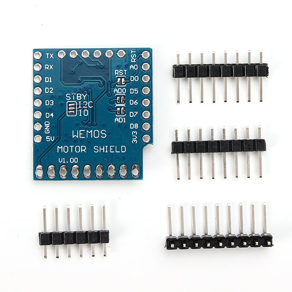 5Pcs Wemos Motor Shield For WeMos D1 Mini I2C Dual Motor Driver TB6612FNGV1.0.0
