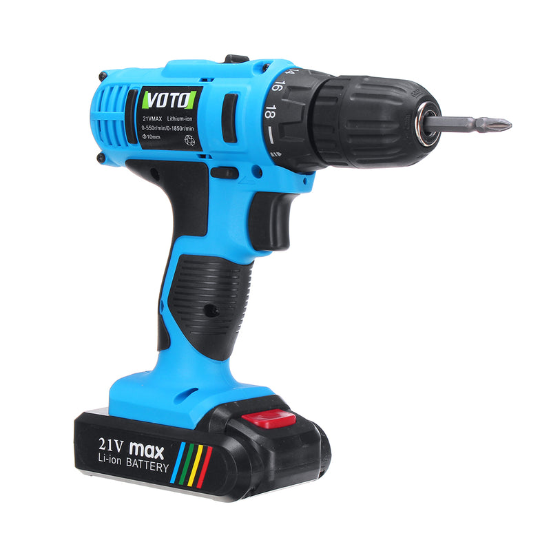 21V/16.8V/12V Li-ion Battery Electric Cordless Drill Screwdriver Driver Repair Tool 1/2 Speed