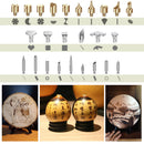 71Pcs Electric Solder Iron Wood Burning Pen Stencil Craft Pyrography Tool
