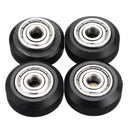 4pcs Hotbed Leveling Spring + 625zz Plastic Pulley + 1M 2*4mm Blue PTEF Tube with 10*25  Nuts Kit for 3D Printer Part