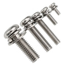 Suleve MXSP1 Steel Phillips Pan Head Screws Nuts Assortment Kit M2/M2.5/M3/M4/M5 160Pcs