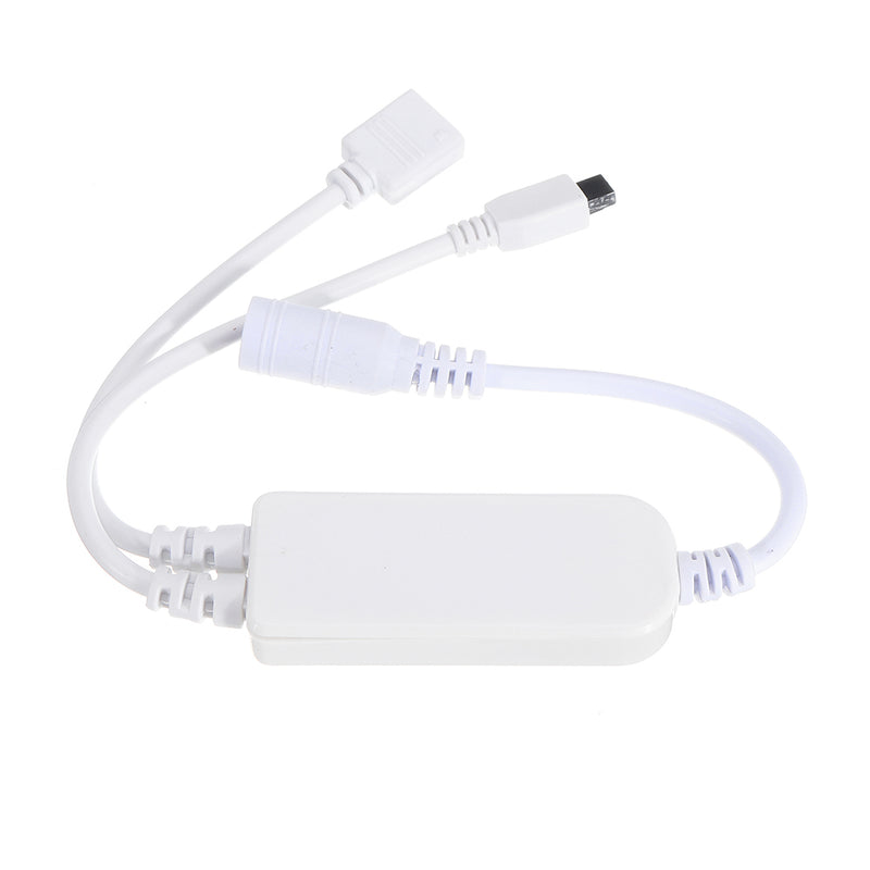 Smart WiFi Voice Control RGB Dimmer Controller + 24Key IR Remote for LED Strip Light Work With Alexa DC5-24V