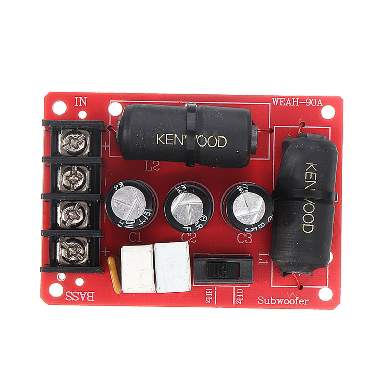 WEAH-90A 200W Audio Speaker Subwoofer Crossover Solderless Bass Frequency Divider Module