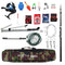 ZANLURE 19PCS Telescopic Fishing Rod Reel Combo Outdoor Carbon Fishing Rod Set Fishing Tools Set-1.8m/2.1m/2.4m