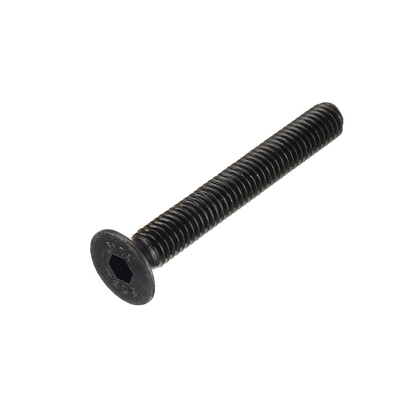 Suleve M6CH1 80Pcs M6 Carbon Steel Screw Hex Socket Flat Head 10.9 Grade 10-45mm Bolt Assortment