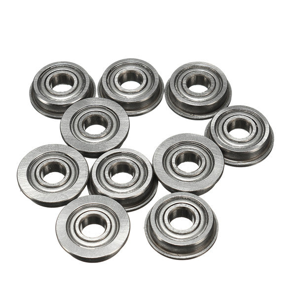 10pcs F695ZZ 5mmx13mmx4mm Double Shielded Flanged Ball Bearing