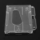 Multi Hard Plastic Horizontal 3Card Holder Transparent Clear Badge ID Cover