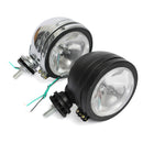 6 Inch Car Spotlight Spot Fog Lights with H3 Halogen Bulb Amber Super Bright Black/Silver Shell