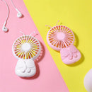 Well Star WT-9105 Ultra-thin Butterfly LED Light Fan Portable Handheld Mini USB Fan Rechargeable Air Cooler For Home Office Student Dormitory Outdoors Travelling