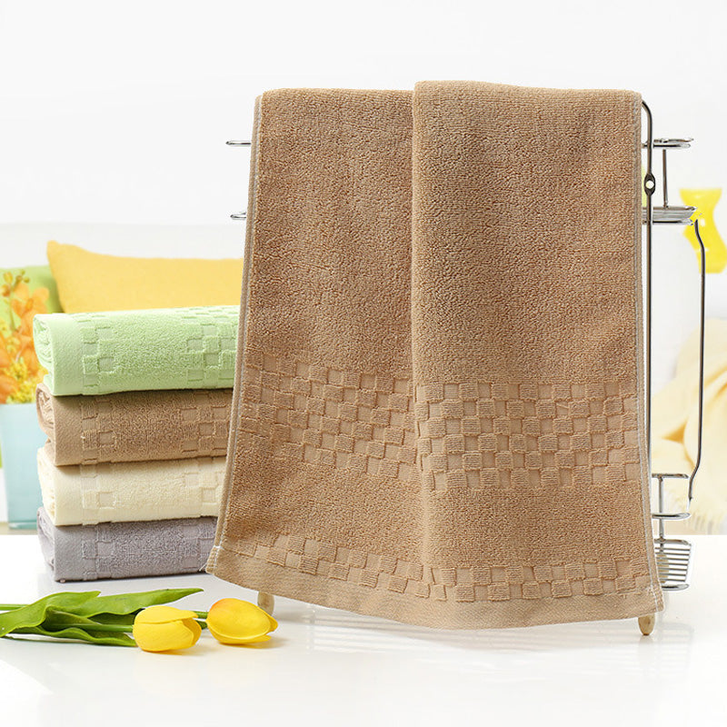 KCASA KC-BR226 Pure Thicken Super Absorbent Towel 100% Cotton Hand Beach Towels Pattern