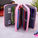 72 Holes Penal Pencil Case Sketch Color Pencil Bag Large Capacity for Girls Boys Pen Bag Stationery Pouch