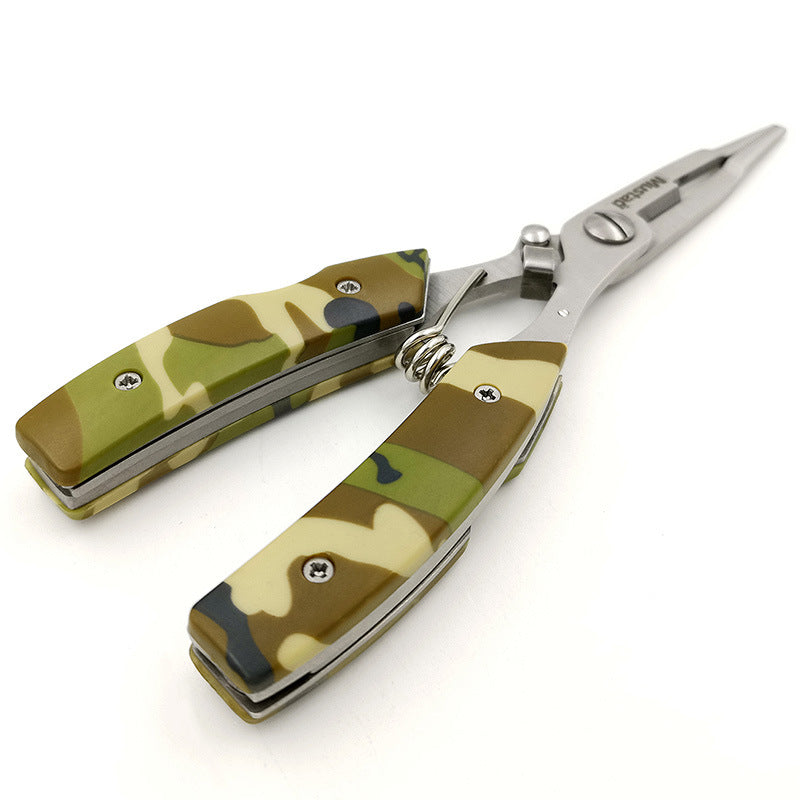 Mustad MT023C Stainless Steel Multifunctional Fishing Pliers Fishling Line Tools Fishing Equipment