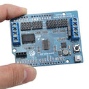 2 Channel Motor + 16 Channel Servo Expansion Board For  UNO Smart Car Chassis Robot Arm
