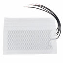 4Pcs 12V Carbon Fiber Car Heating Seat Pads Warmer Heated 5 Level Switch Universal