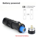 LED UV Flashlight Ultraviolet Torch with Zoom Function Mini UV Black Light Pet Urine Stains Detector Scorpion Hunting