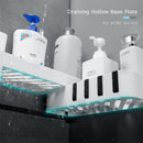 Bathroom Shelf Rack Toilet Free Punching Storage Rack Plastic Self-adhesive Wall Hanging Triangle Rack