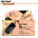 2 in 1 BB Cream+Brightener 24 Hours Lasting Waterproof Makeup Base Moisturizer Cheek Concealer Natural Foundation