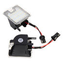 Pair LED Under Side Mirror Puddle Light Blue for Ford Mondeo MK4 Focus Kuga Escape C-Max