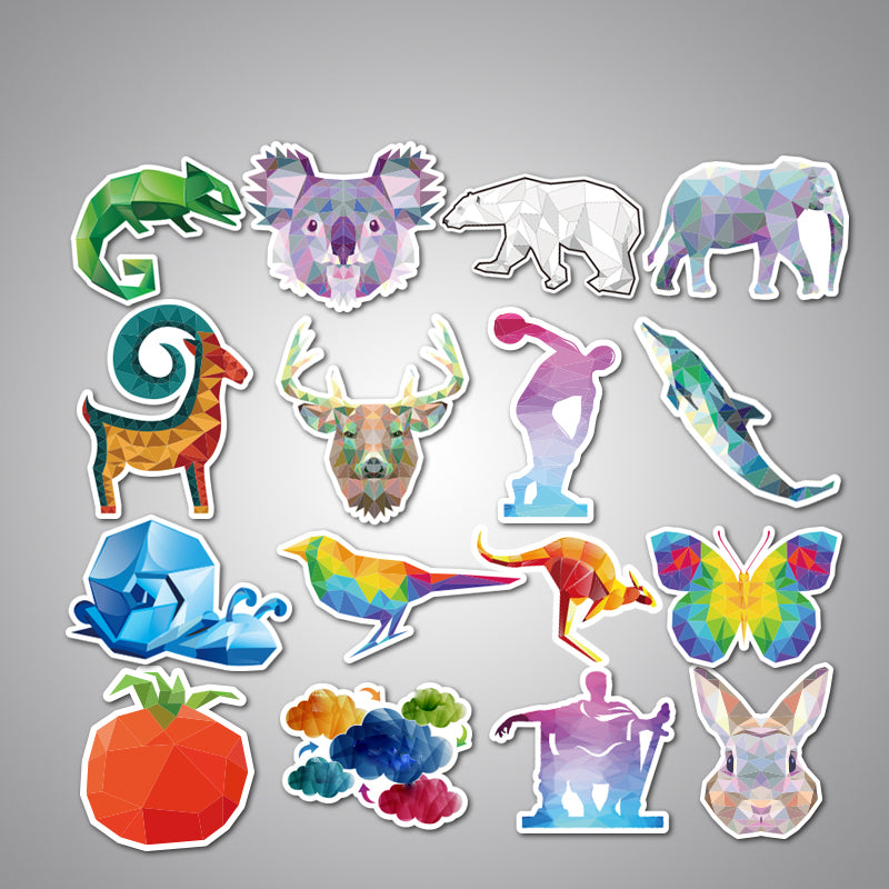 35Pcs DIY Waterproof Wall Sticker Mixed Funny Cartoon For Luggage Laptop Computers Bicycles Decor