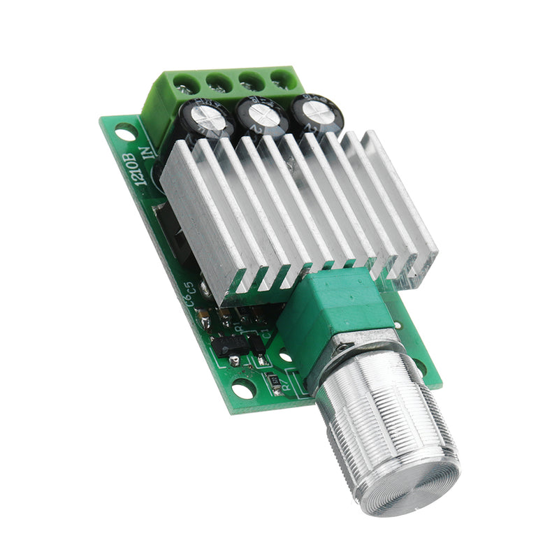 5pcs DC 12V To 24V 10A High Power PWM DC Motor Speed Controller Regulate Speed Temperature