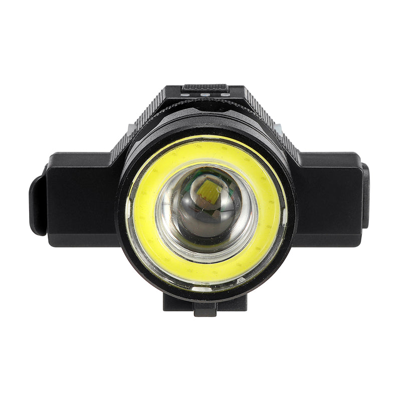 Waterproof USB Rechargeable Front LED Headlights Zoomable T6 COB LED Bike Light Back Cycling
