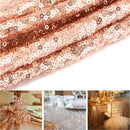 30*180cm Rose Golden Sequins Table Runner Wedding Party Tablecloth Decorate