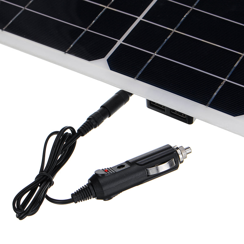 2M 12V/24V 5A Universal Solar Panel Connector Car Charger Ci garette Lighter Power Socket Cord Adapter Cable
