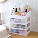 3 Layers Storage Box PP Table Tidy Organizer Drawers Case Makeup Display Holder