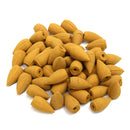 50Pcs/Bag Backflow Incense Cones Sandalwood Jasmine Lavender Wormwood Lily Fragrant Burner Cone