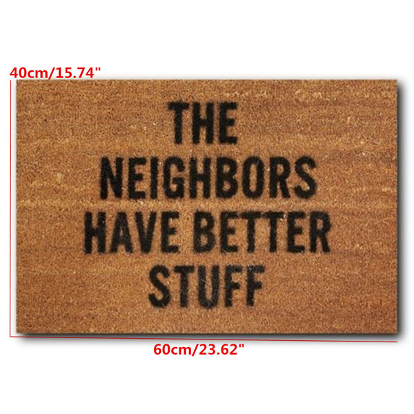 Funny Hilariously Welcome Doormat Indoor Outdoor Rubber Floor Mat Non Slip Rug Carpet