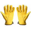 BIKIGHT Anti Skid Breathable Sports Bicycle Full Finger Gloves Cow Leather