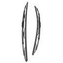 Car Front Pair Metal Frames Windscreen Wiper Blades For BMW series3 E46 1998-2006